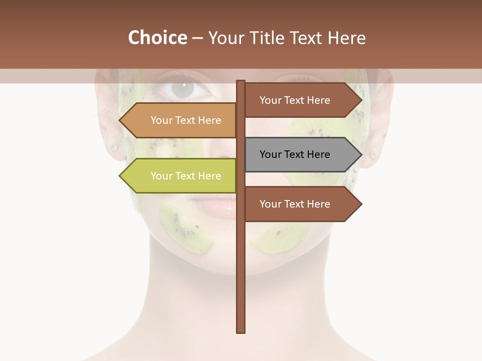 Woman Beauty Treatment Facial PowerPoint Template