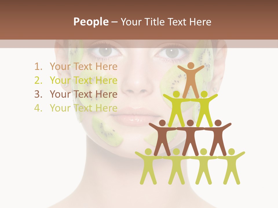 Woman Beauty Treatment Facial PowerPoint Template