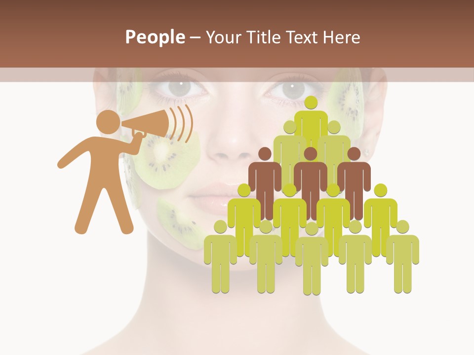 Woman Beauty Treatment Facial PowerPoint Template