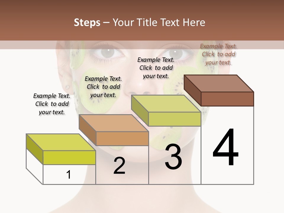 Woman Beauty Treatment Facial PowerPoint Template