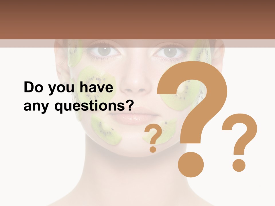 Woman Beauty Treatment Facial PowerPoint Template