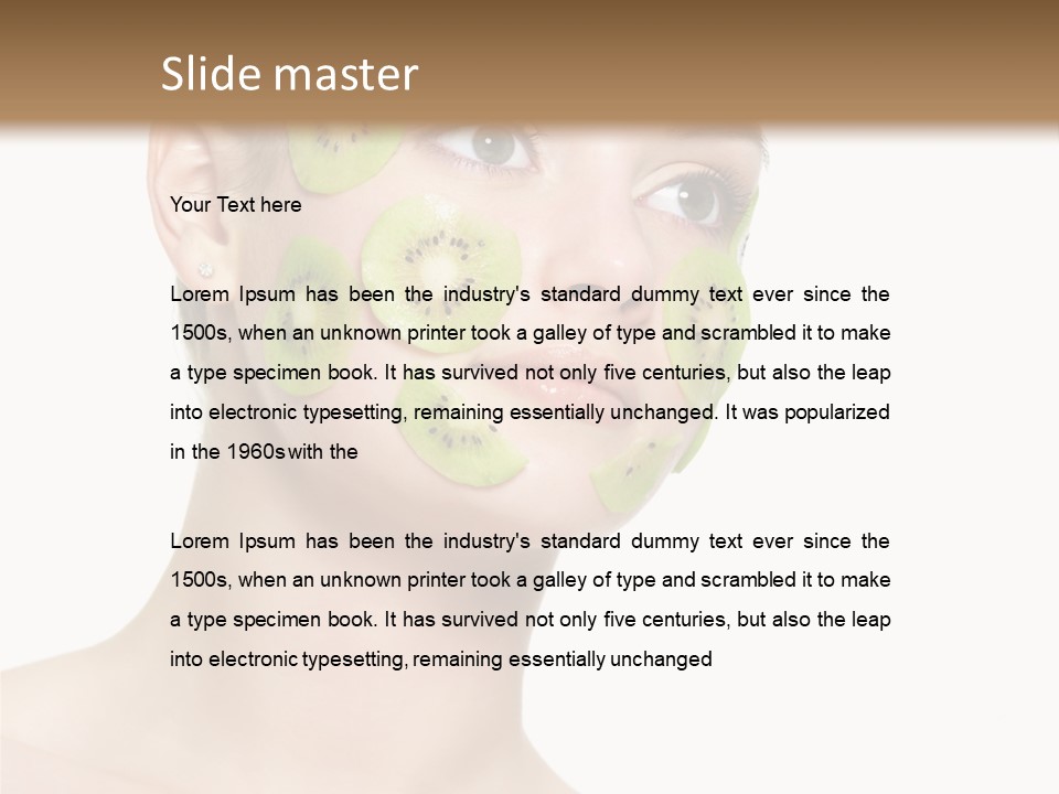 Girl Beautiful Spa PowerPoint Template