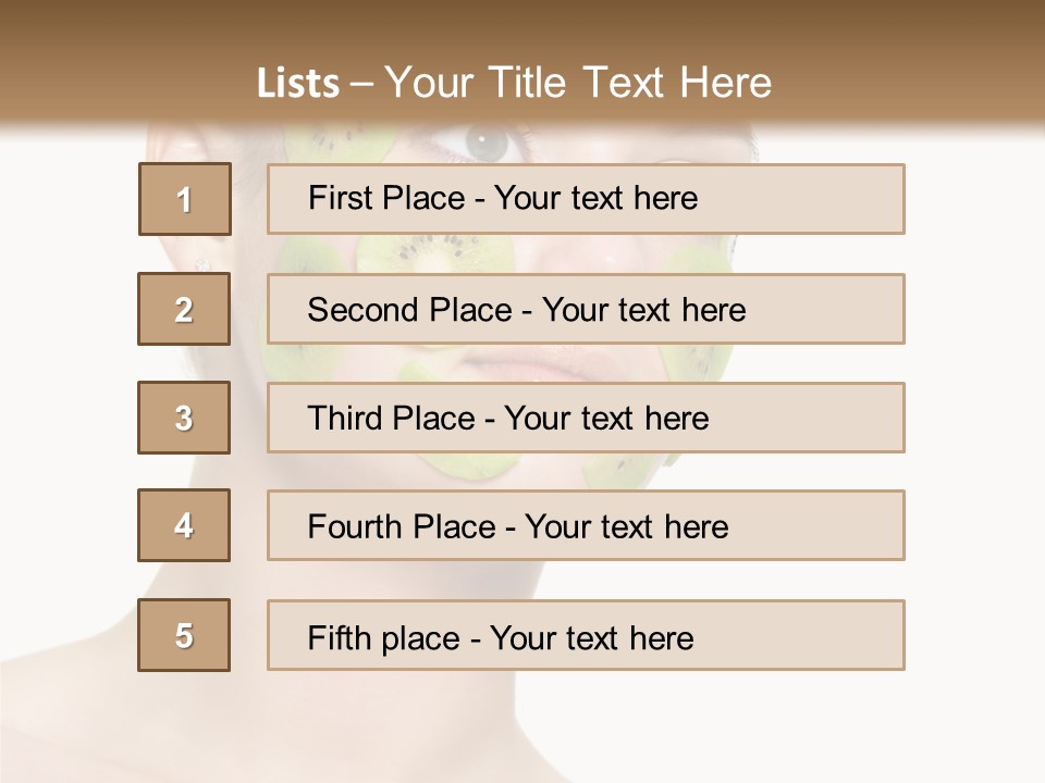 Girl Beautiful Spa PowerPoint Template