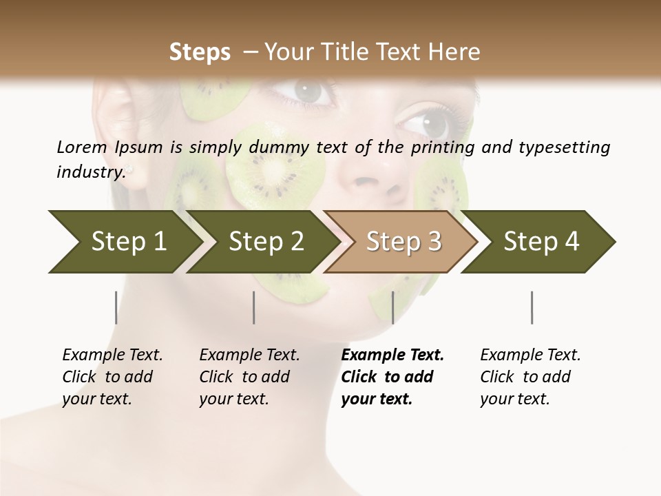 Girl Beautiful Spa PowerPoint Template