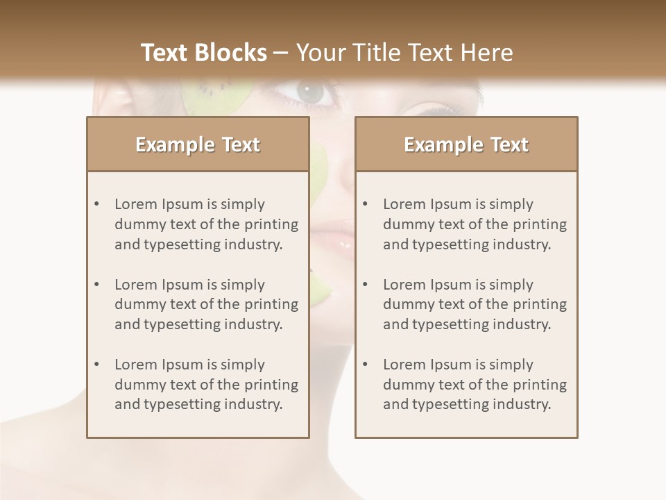 Girl Beautiful Spa PowerPoint Template