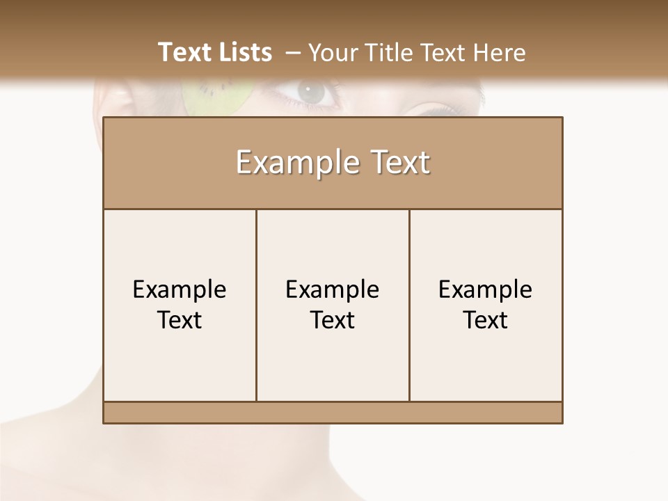 Girl Beautiful Spa PowerPoint Template
