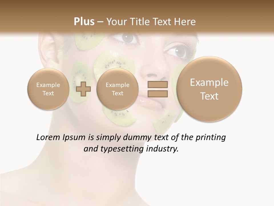 Girl Beautiful Spa PowerPoint Template