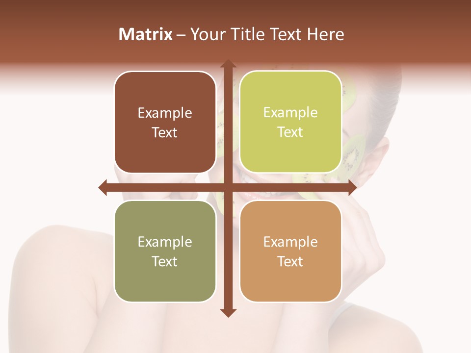 Female Wellness Smile PowerPoint Template