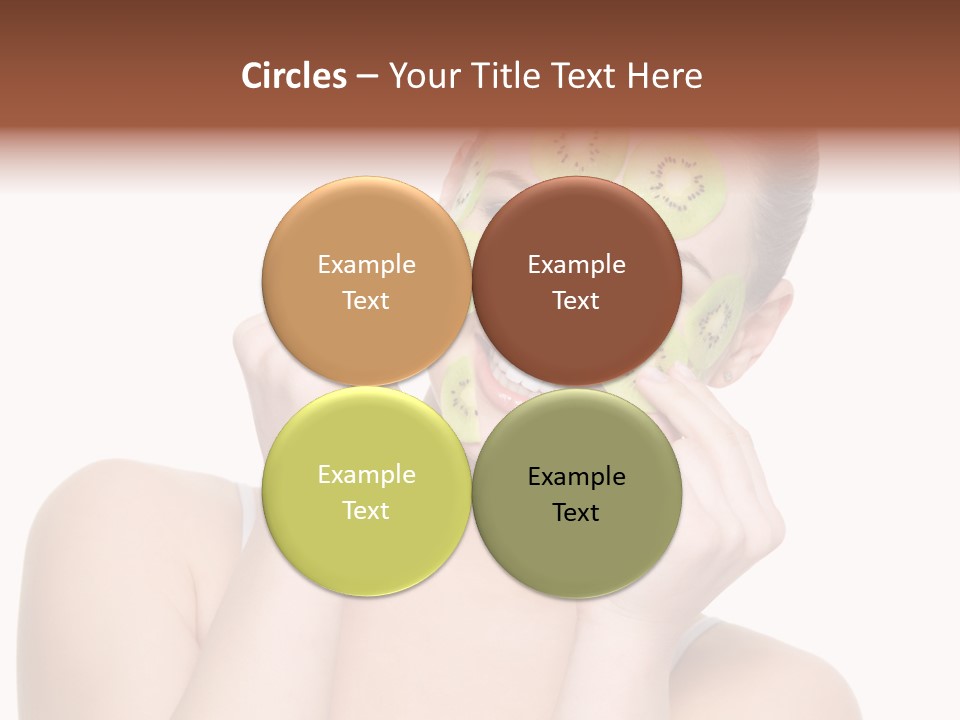 Female Wellness Smile PowerPoint Template