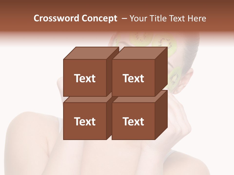 Female Wellness Smile PowerPoint Template