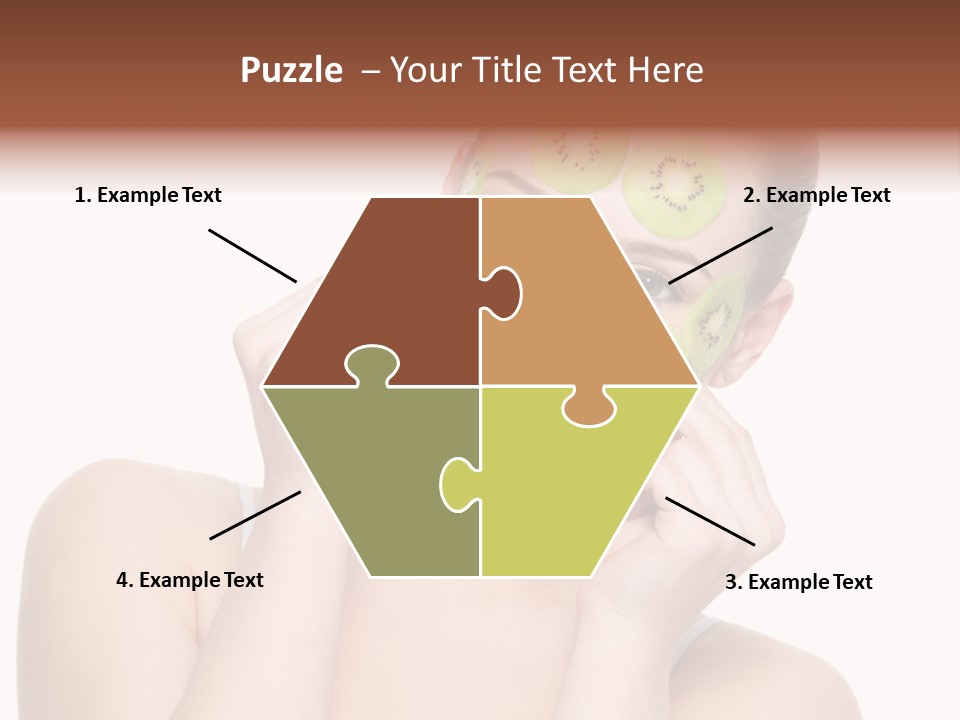 Female Wellness Smile PowerPoint Template