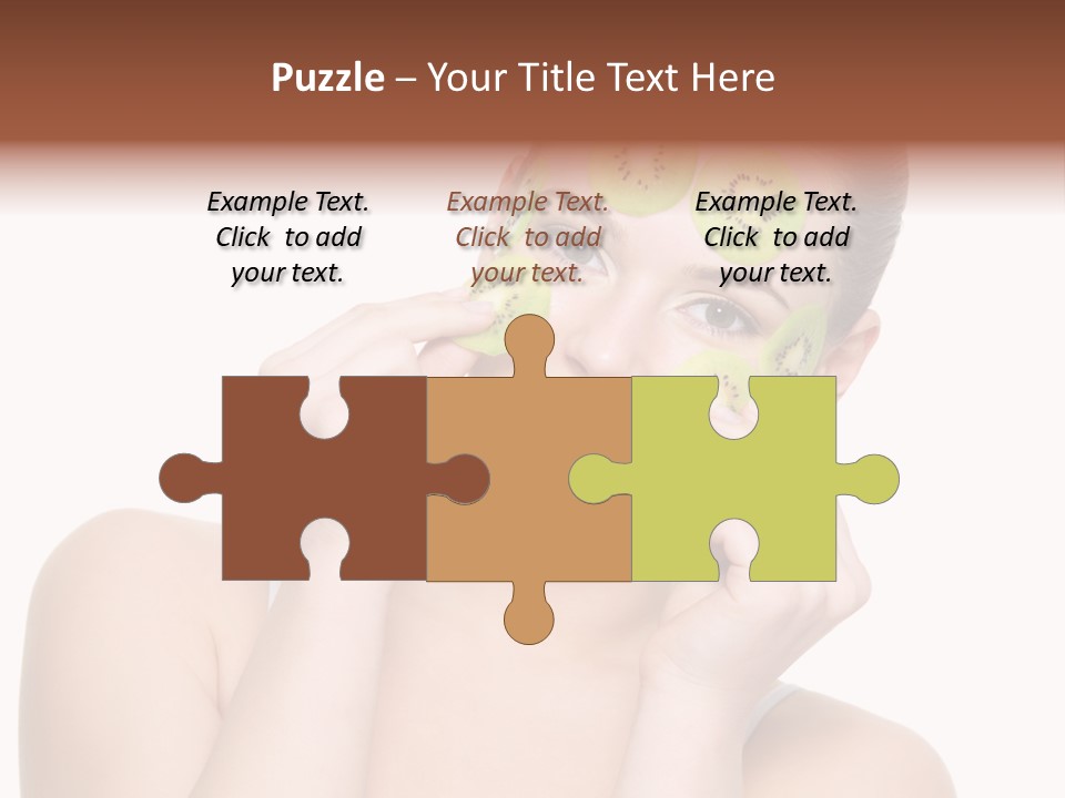 Female Wellness Smile PowerPoint Template