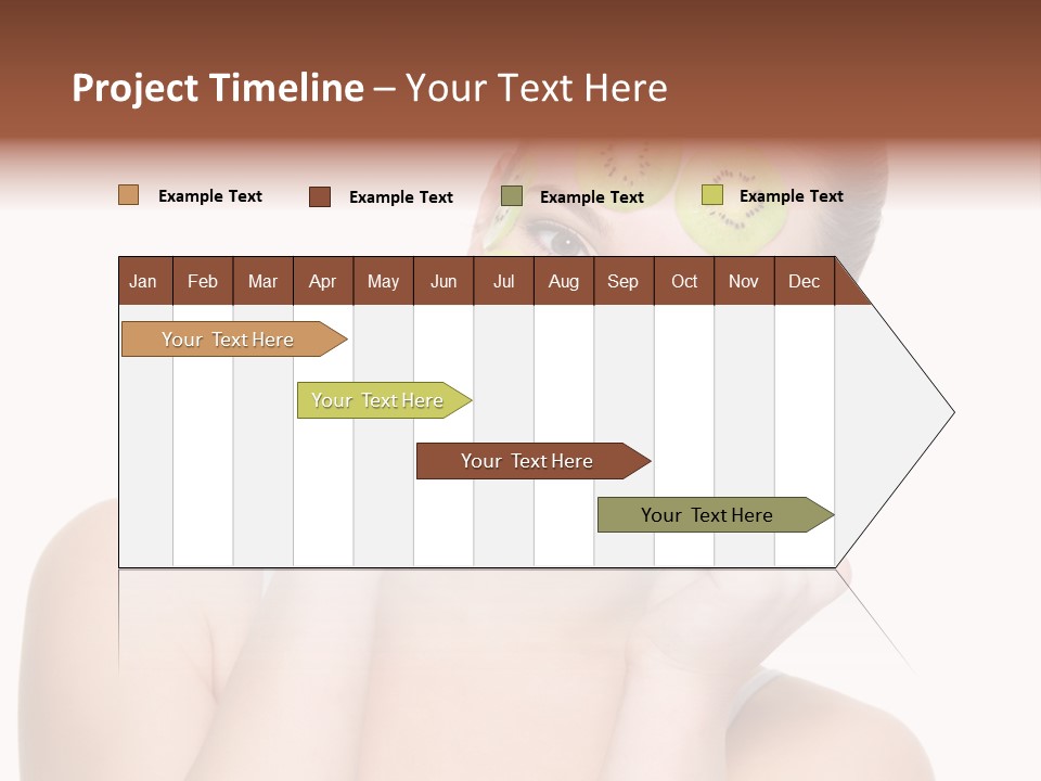 Female Wellness Smile PowerPoint Template