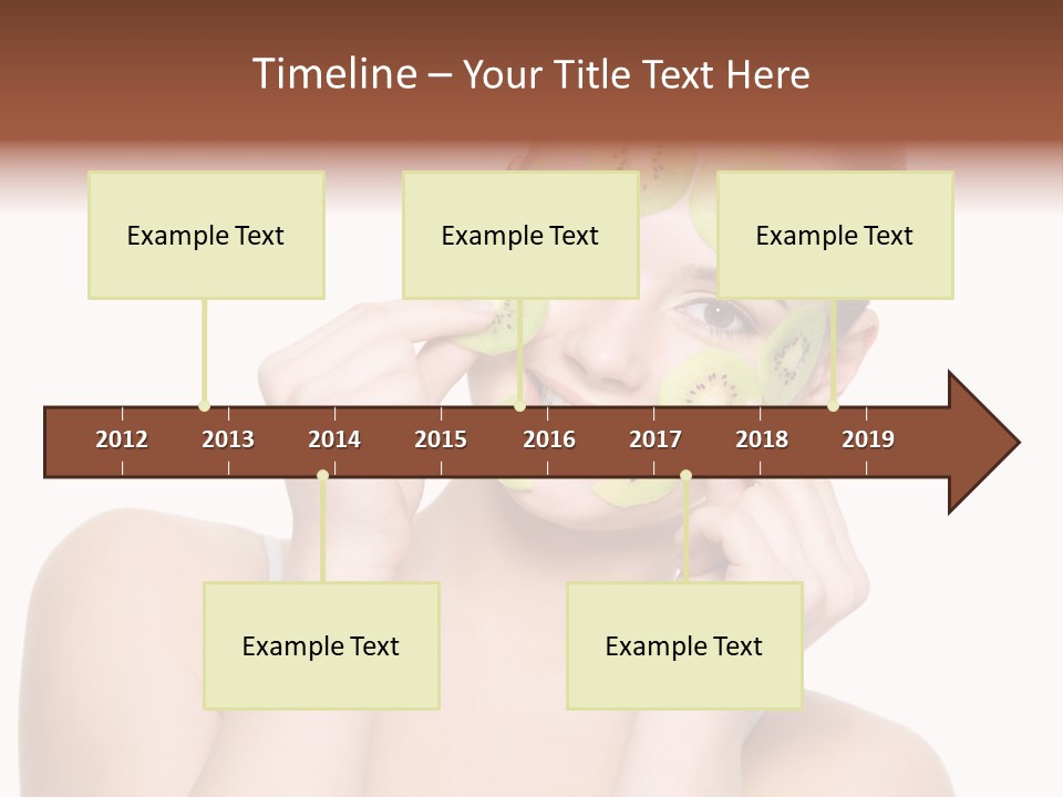 Female Wellness Smile PowerPoint Template