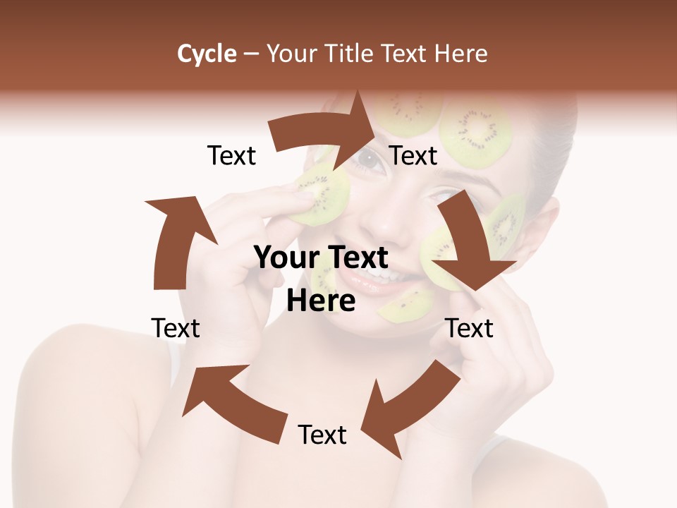 Female Wellness Smile PowerPoint Template