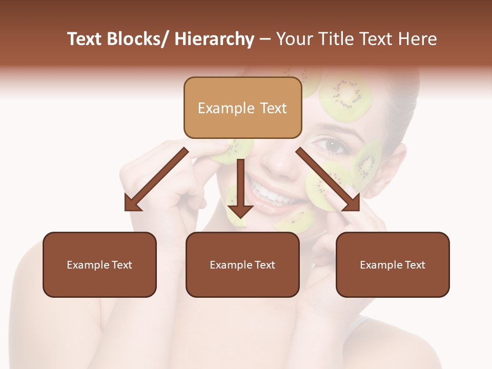 Female Wellness Smile PowerPoint Template