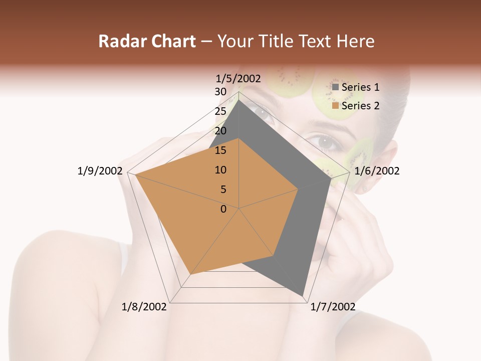 Female Wellness Smile PowerPoint Template