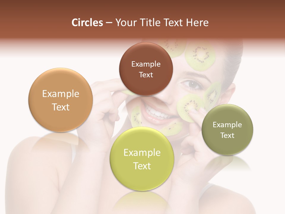 Female Wellness Smile PowerPoint Template