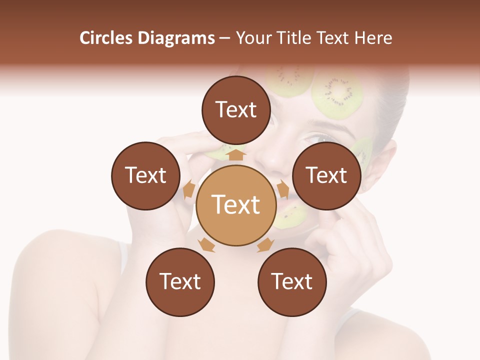 Female Wellness Smile PowerPoint Template