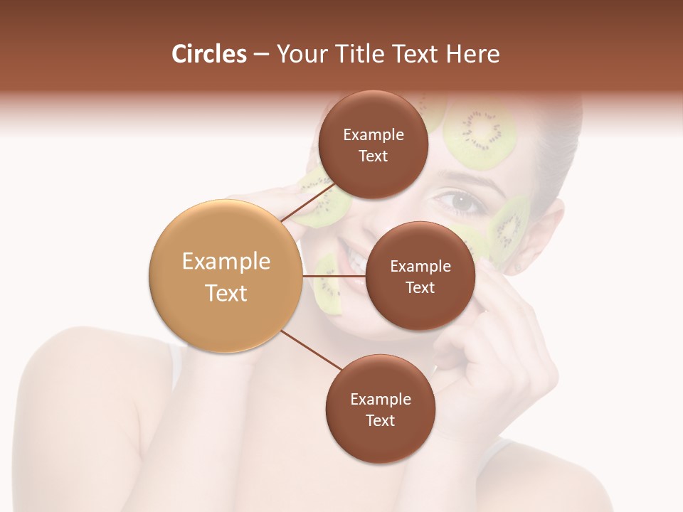 Female Wellness Smile PowerPoint Template