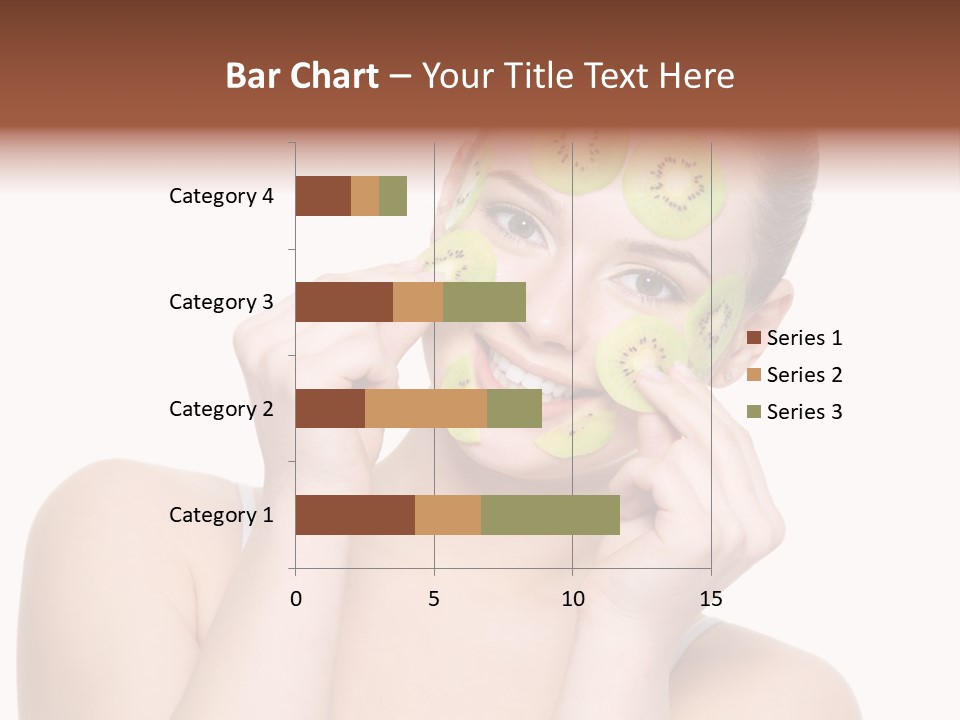 Female Wellness Smile PowerPoint Template