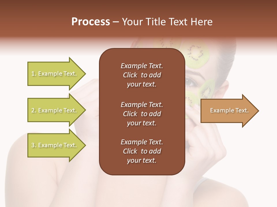 Female Wellness Smile PowerPoint Template