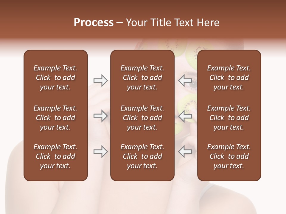 Female Wellness Smile PowerPoint Template