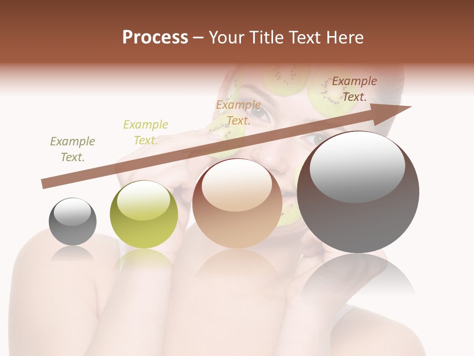 Female Wellness Smile PowerPoint Template