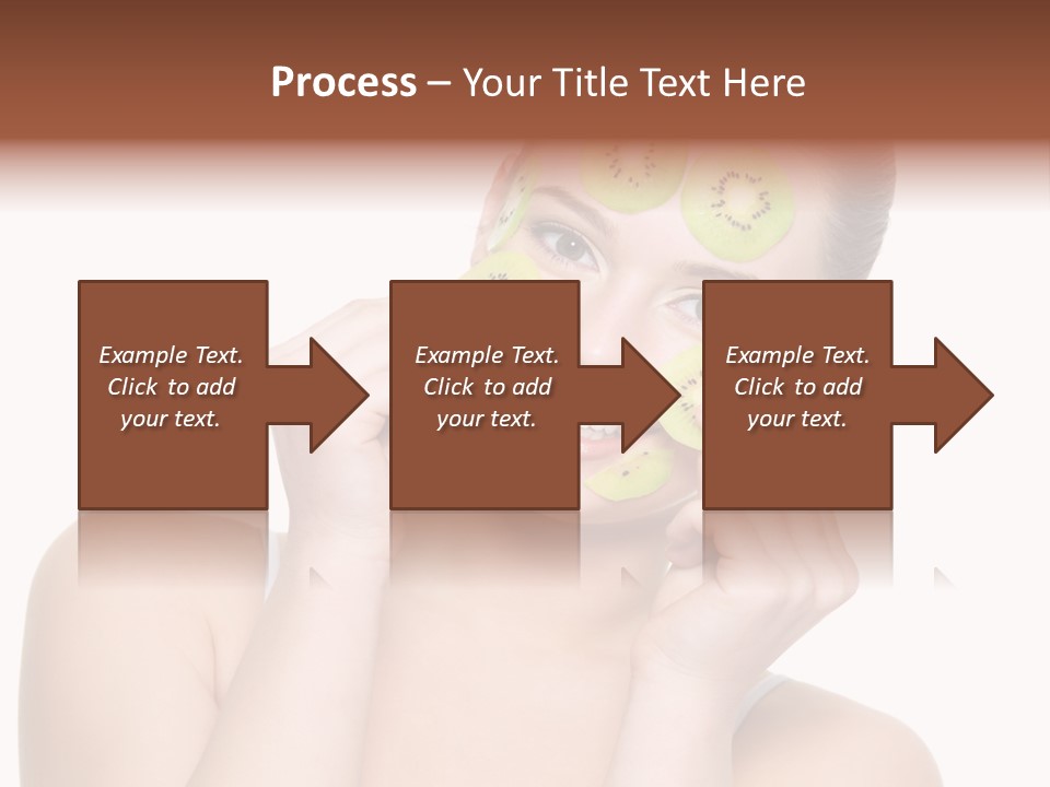 Female Wellness Smile PowerPoint Template