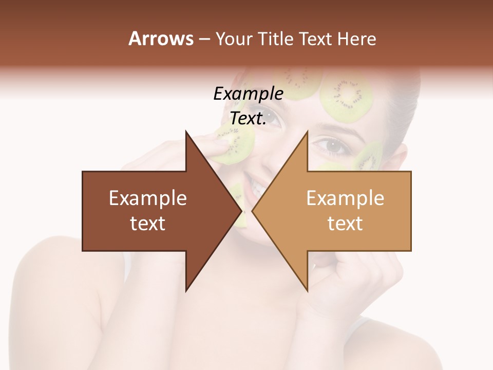 Female Wellness Smile PowerPoint Template