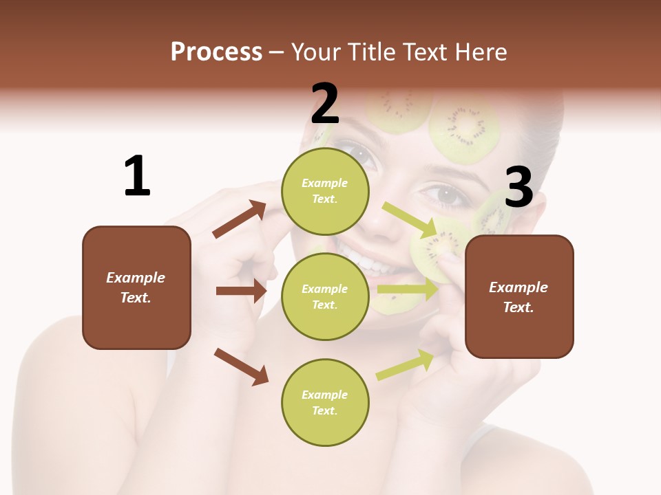 Female Wellness Smile PowerPoint Template