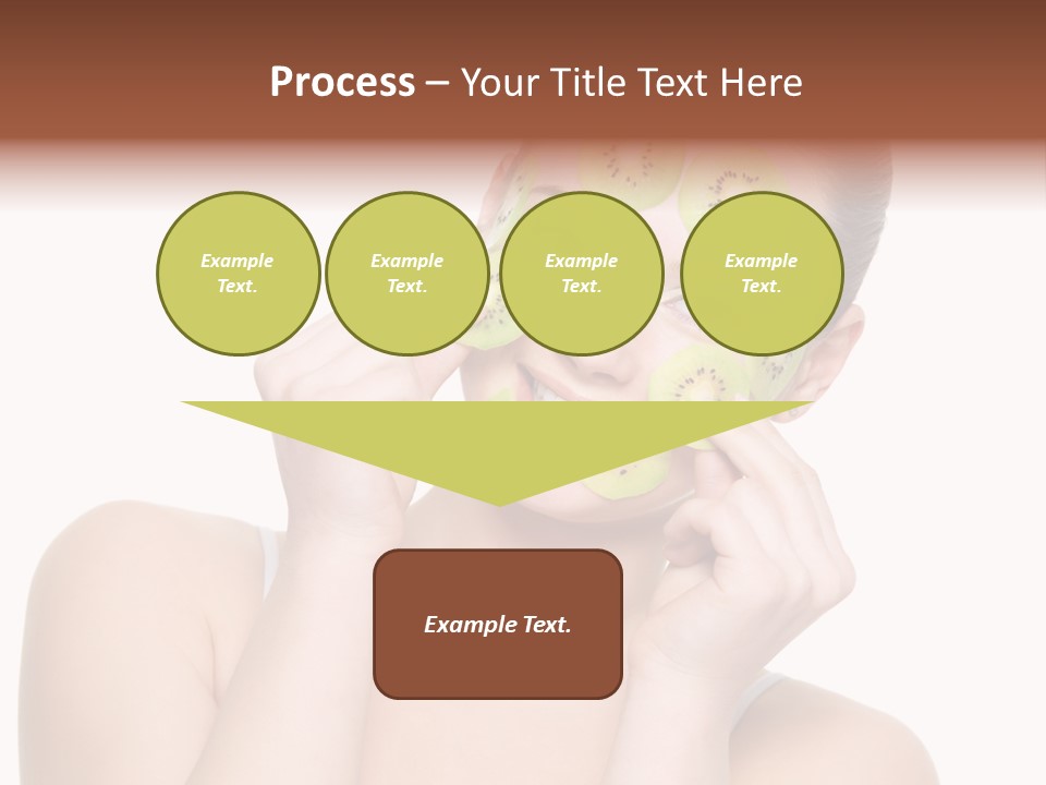 Female Wellness Smile PowerPoint Template