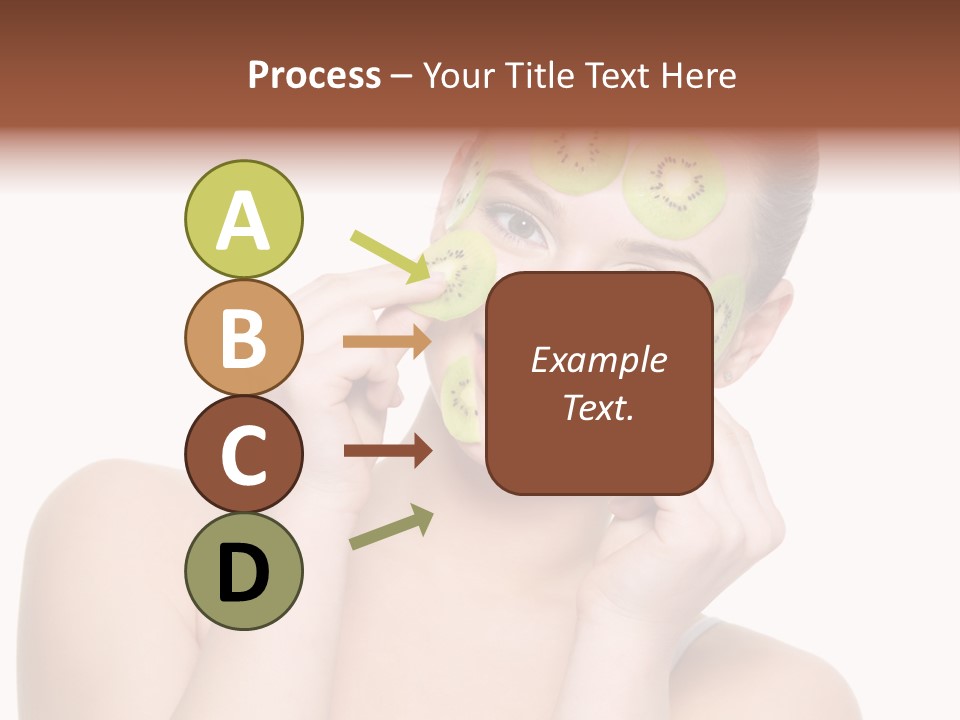 Female Wellness Smile PowerPoint Template