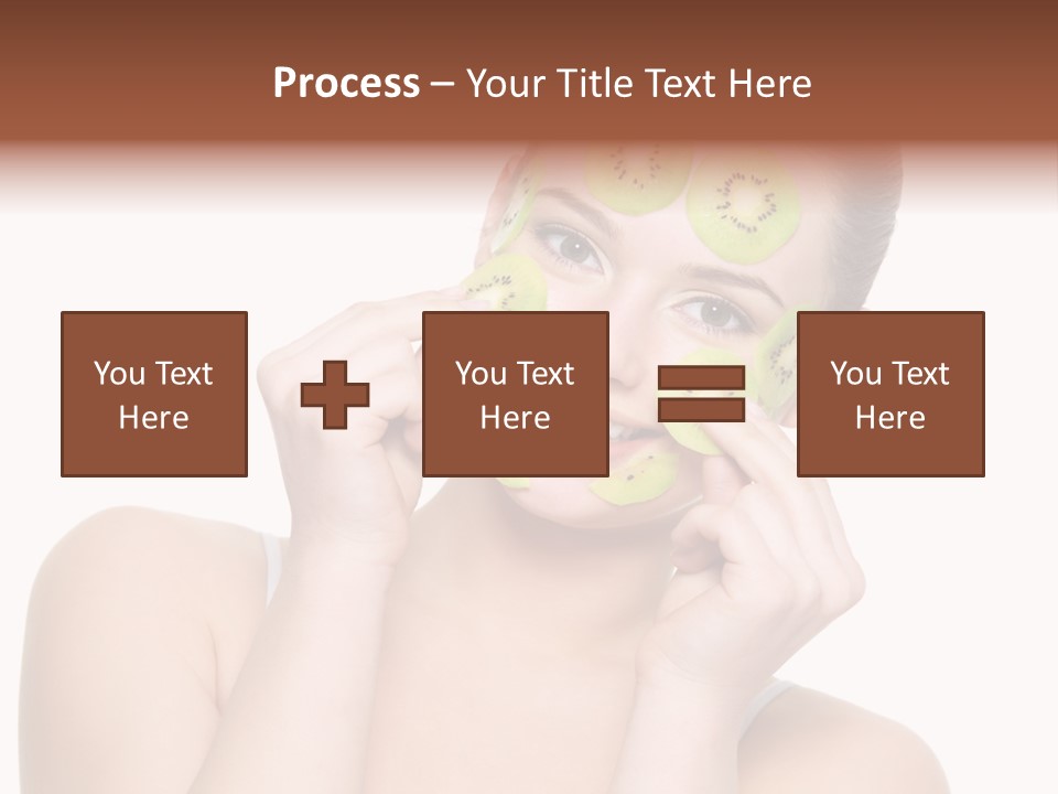 Female Wellness Smile PowerPoint Template