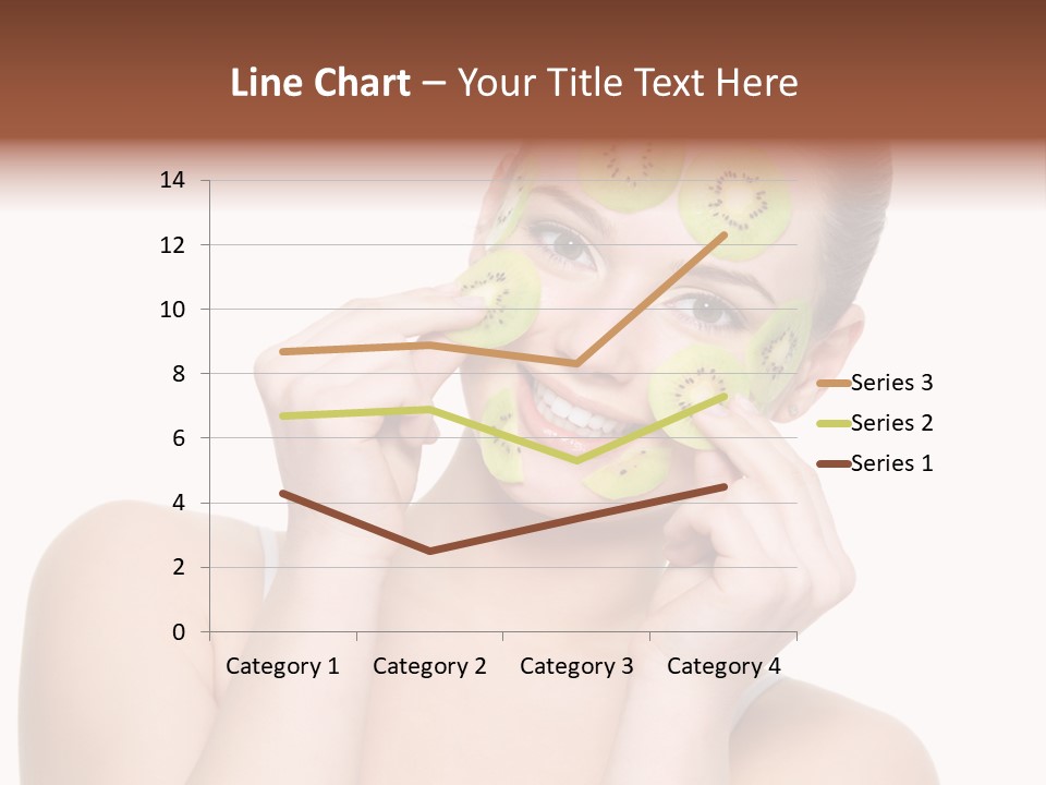 Female Wellness Smile PowerPoint Template