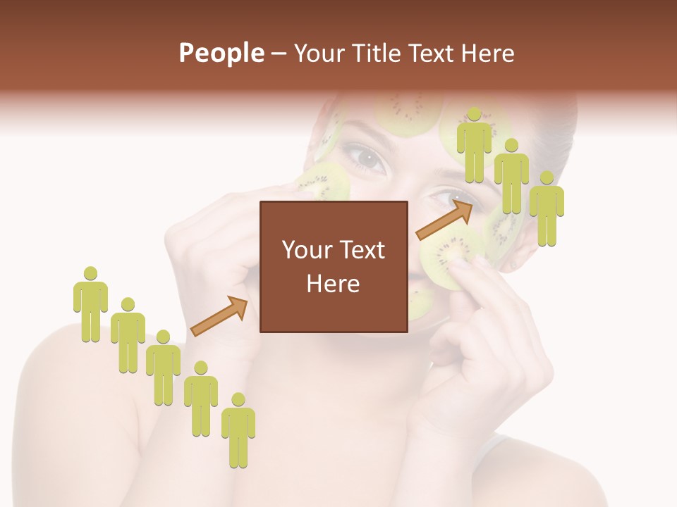 Female Wellness Smile PowerPoint Template