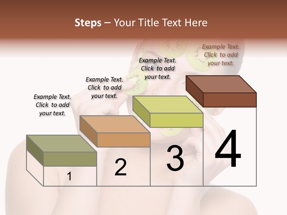 Female Wellness Smile PowerPoint Template