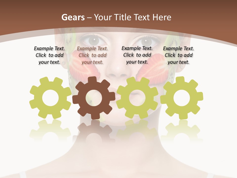 Front Treatment Fruit PowerPoint Template