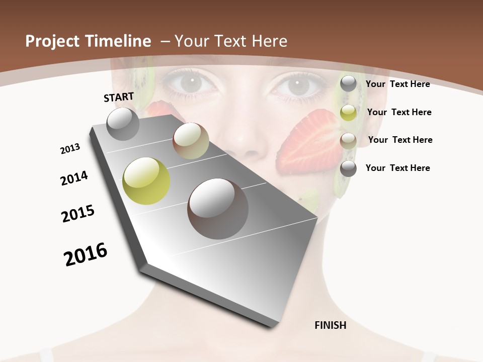 Front Treatment Fruit PowerPoint Template