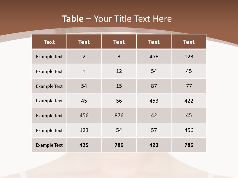 Front Treatment Fruit PowerPoint Template