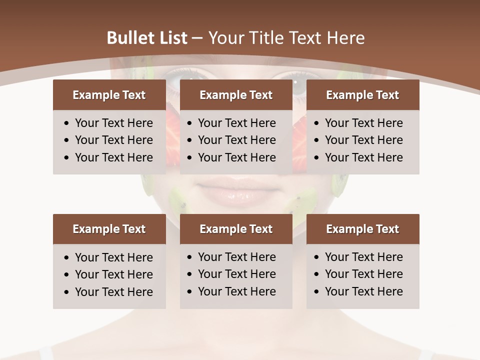 Front Treatment Fruit PowerPoint Template