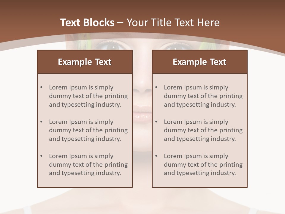 Front Treatment Fruit PowerPoint Template