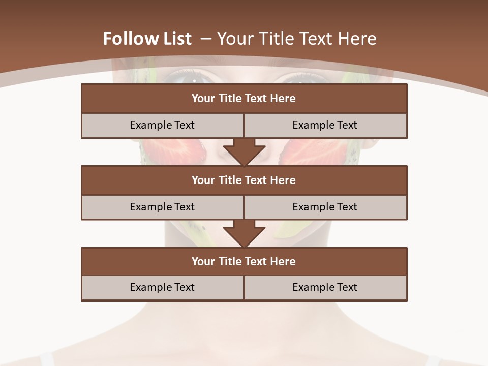 Front Treatment Fruit PowerPoint Template