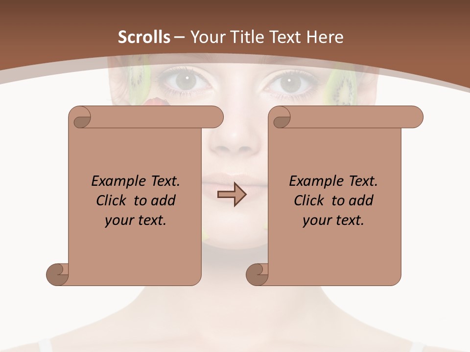 Front Treatment Fruit PowerPoint Template
