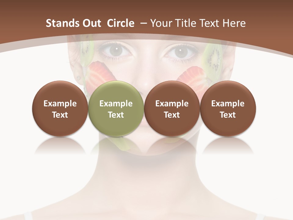 Front Treatment Fruit PowerPoint Template