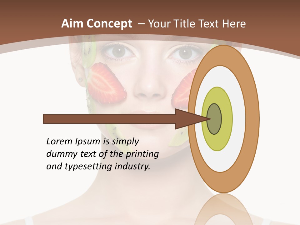 Front Treatment Fruit PowerPoint Template