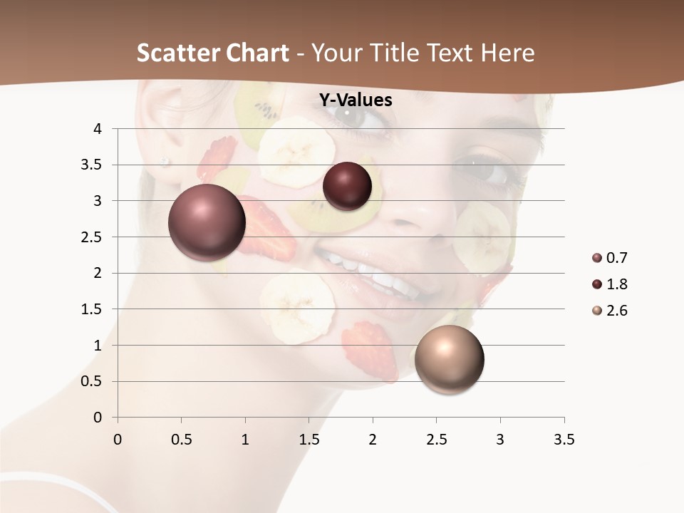 Girl Mask Cheerful PowerPoint Template