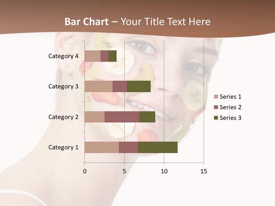 Girl Mask Cheerful PowerPoint Template