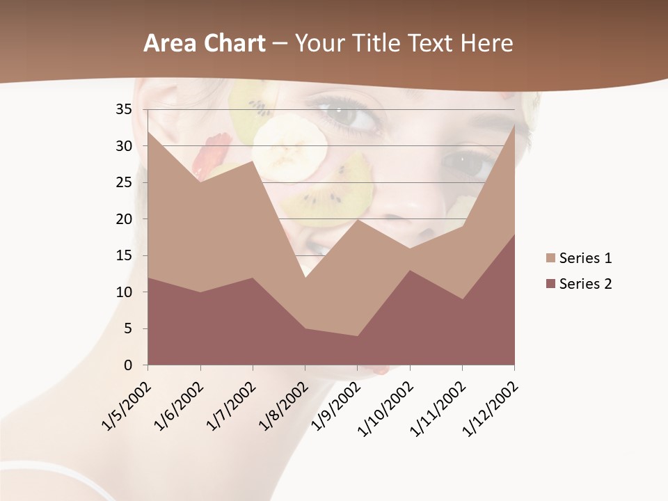 Girl Mask Cheerful PowerPoint Template