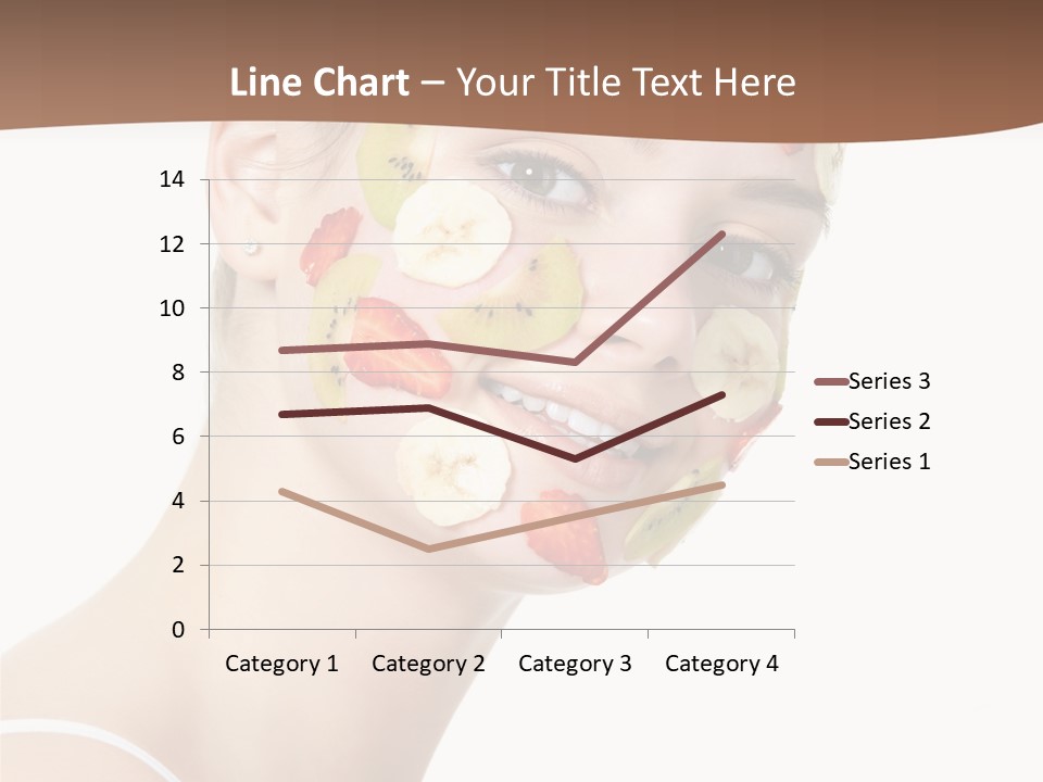 Girl Mask Cheerful PowerPoint Template